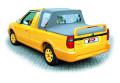 Skoda Felicia Fun pickup convertible top black Kleintransporter, Transport, Lastwagen, Fahrzeug