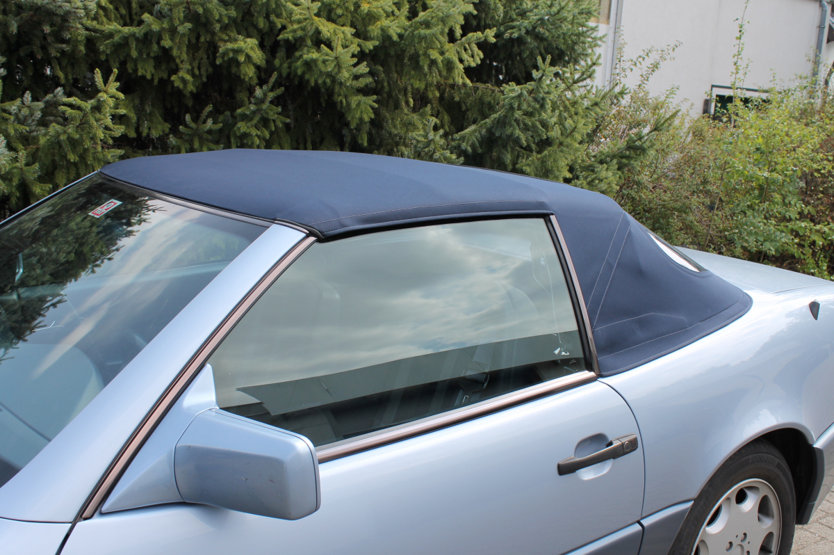 auto, soft-top, convertible, blau, auto