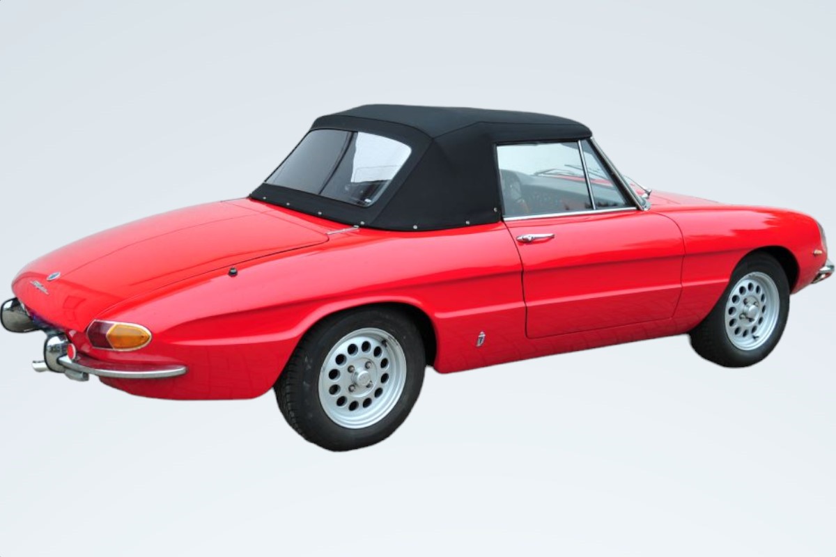 Alfa Spider Rundheck Verdeck