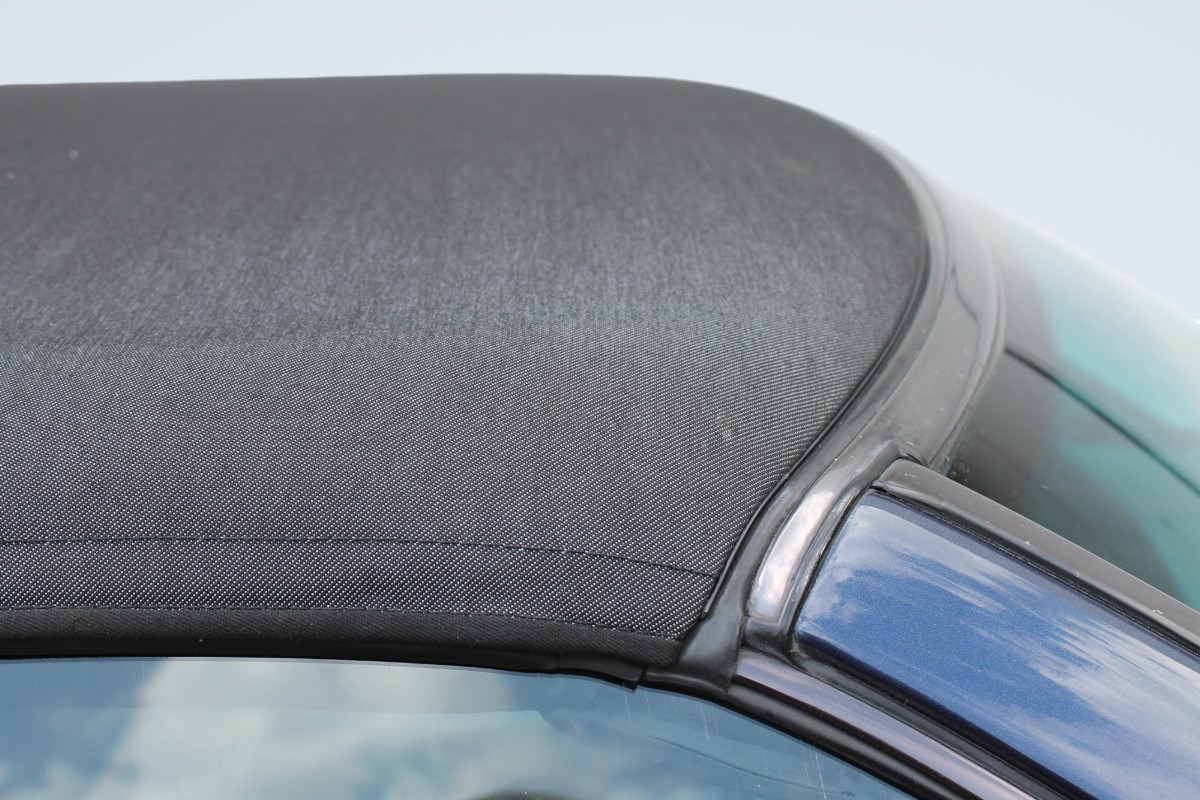 Mercedes W124 CE Verdeck Kissen, Dekoration für Zuhause, Kopfstütze, Auto, Fahrzeug, soft-top, convertible, car roof, fabric, black