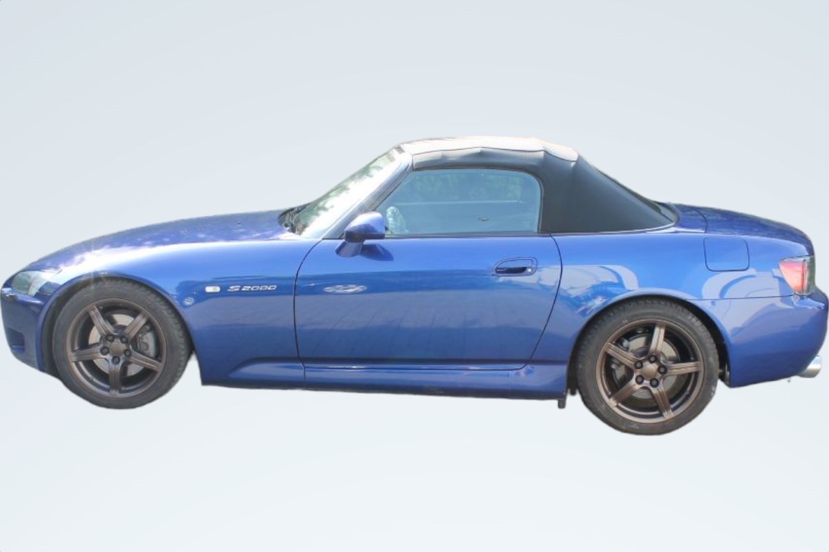 Honda S2000 convertible top with foil window Honda S2000 convertible top with foil window