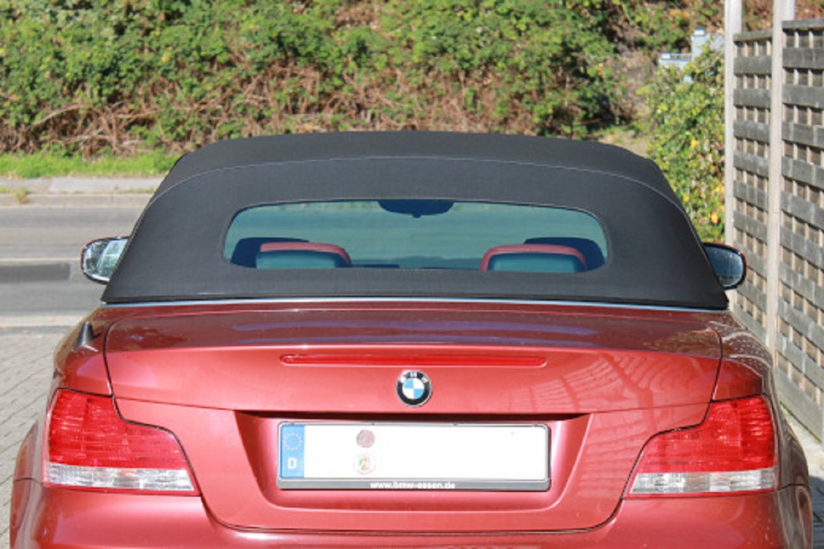 BMW 1er Cabrioverdeck Stoßstange, Transport, Fahrzeug, Nummernschild, Auto