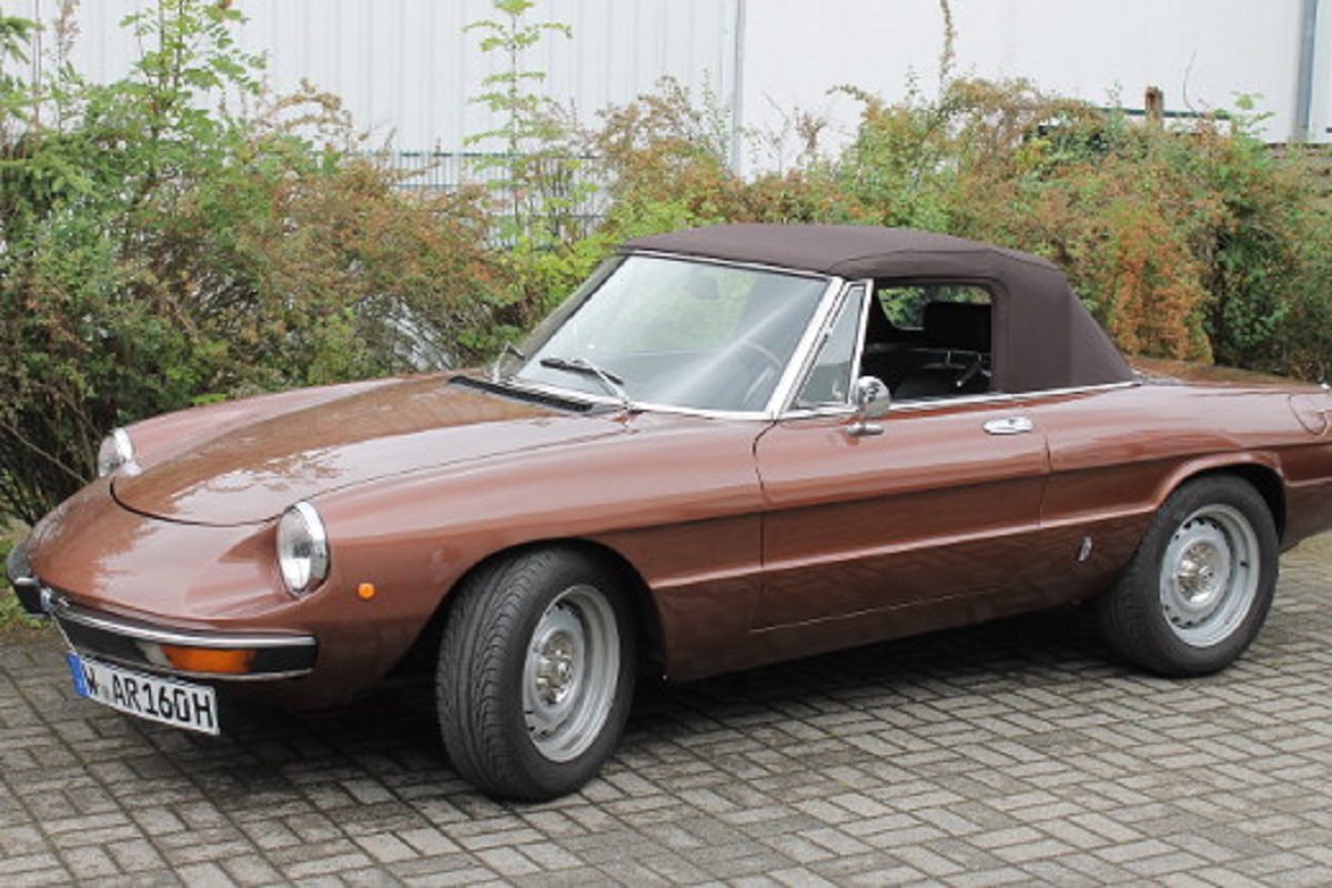 Alfa Spider Fastback Cabrioverdeck Auto, Transport, Fahrzeug, Maschine, Rad