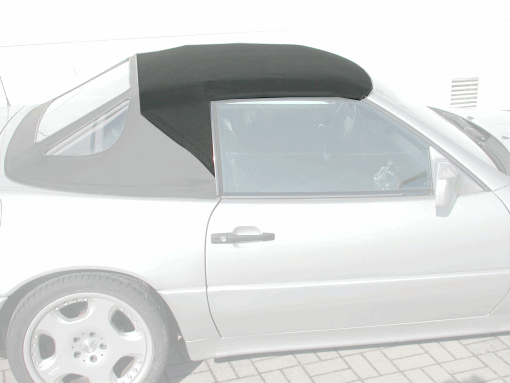 Mercedes SL R129 Convertible top front section black Mercedes SL R129 Convertible top front section black