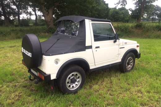 Suzuki SJ / Samurai Pick-up & Bikinitop black Kleintransporter, Fahrzeug, Rad, Auto, Jeep